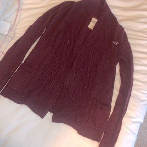 Hollister long sleeve cardigan sweater XS